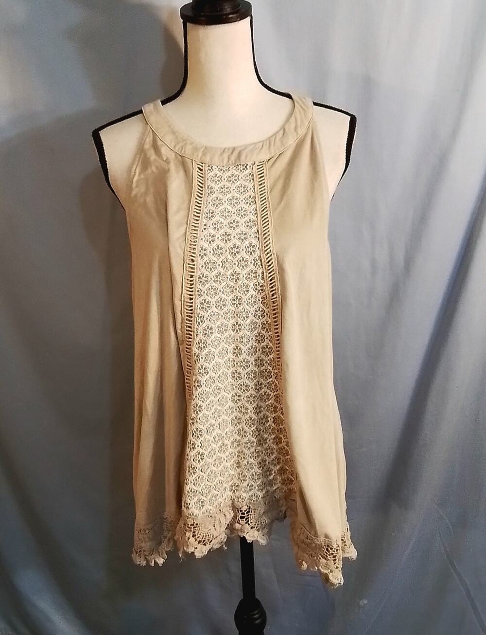 Maurices tan tank top.